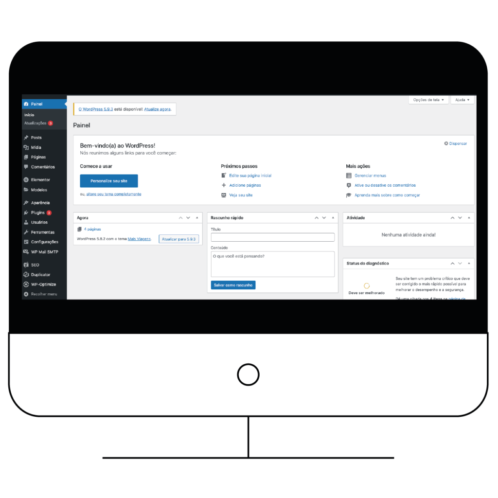 Painel WordPress